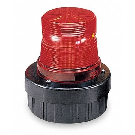 Federal Signal Horn Strobe, Red, Polycarbonate, 120VAC AV1-120R