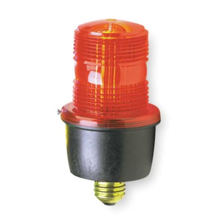 Federal Signal Low Profile Warning Light, Strobe, Red LP3E-120R