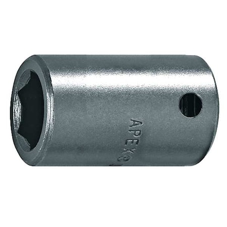 Apex Tool Group 1/4" Drive, 1/4 in Hex SAE Socket, 6 Points, Steel, 1/4 in MHA-4108