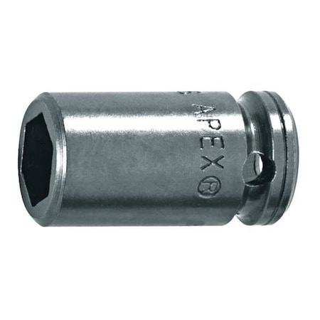 Apex Tool Group 1/4" Drive, 5/16 in Hex SAE Socket, 6 Points, Steel, 5/16 in MHA-510