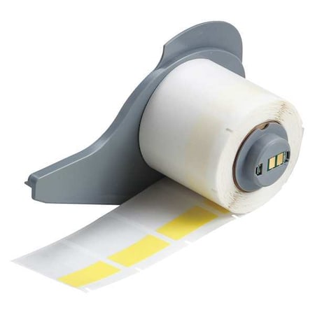 Brady Cartridge Label, Yellow/Translucent, Labels/Roll: 250 M71-31-427-YL