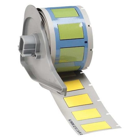 Brady Cartridge Label, Yellow, Labels/Roll: 100 M71-375-1-342YL