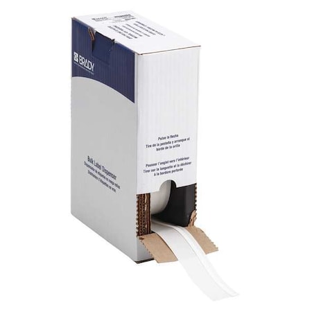 Brady Cartridge Label, White, Labels/Roll: 1 BM71C-125-342