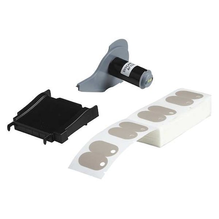 Brady Label Cartridge, Gray, Labels/Roll: 100 M71-111-145-GY