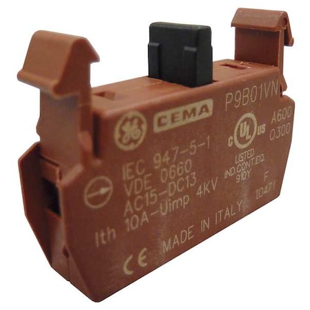 Abb Contact Block, 1NC, 22mm P9B-01VN