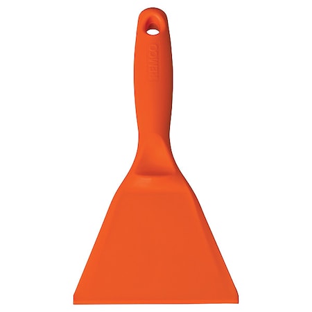 Remco Hand Scraper, Poly, 4-3/8 x 9-3/4, Orange 69627