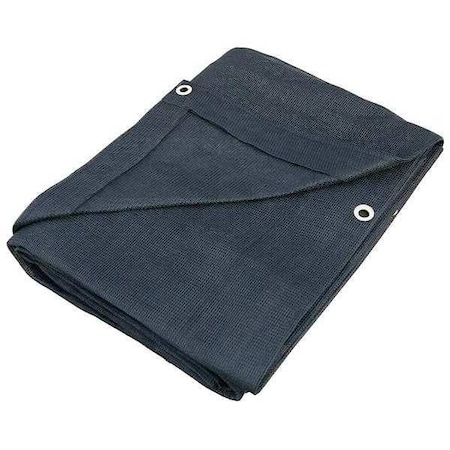 Zoro Select Standard Duty Tarp, 12 x 16 ft, 10 Mil, Black, Polyethylene 5WUA7
