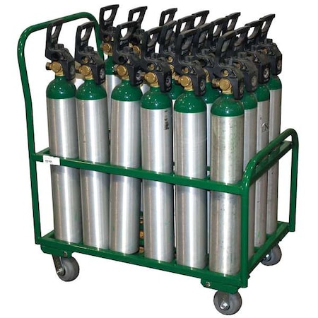 Saftcart Cylinder Trolley, 34 In. W, 2400 lb. MDE-24