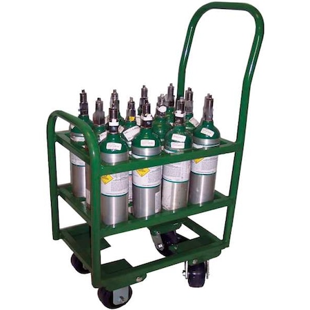 Saftcart Cylinder Trolley, 2400 lb., 17-1/2 In. W MM6-12