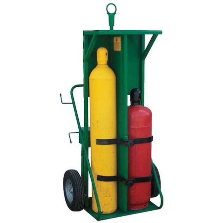 Saftcart Cylinder Truck, 2 Cylinder, 780 lb. 552-16H-FW