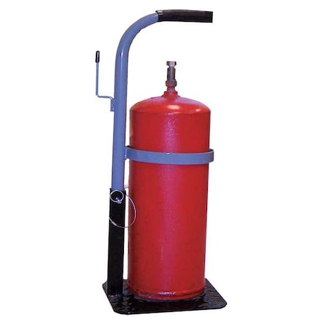 Saftcart Single Cylinder Stand, 27 In. H, Steel B-TOTE