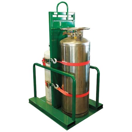 Saftcart Cylinder Pallet, 2 Cylinders 4L-100-FW
