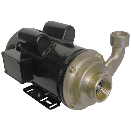 Dayton Pump, Centrifugal, SS, 1-1/2 HP, 1 PH 5WXT6