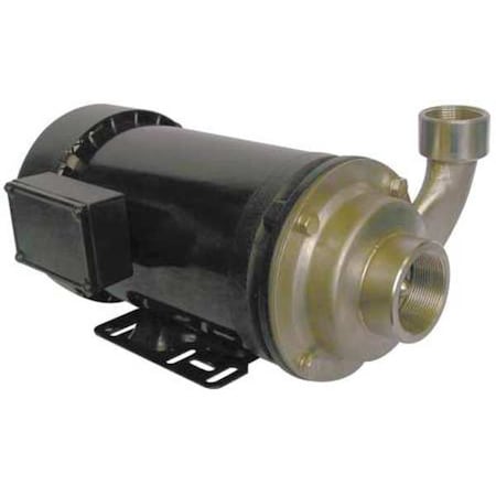 Dayton Pump, Centrifugal, SS, 3 HP, 3 PH 5WXU1