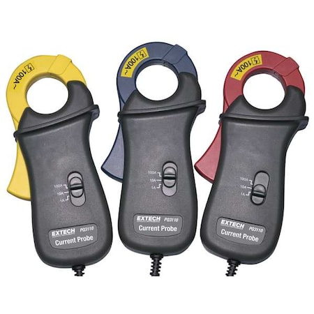 Extech AC Clamp On Current Probe Set, 100A PQ3110