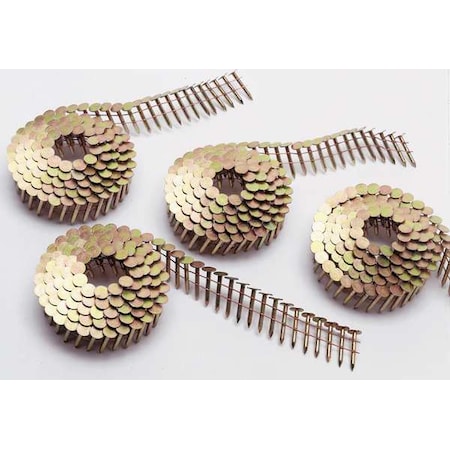 Bostitch Collated Framing Nail, 3 in L, 11 ga, Coated, Flat Head, 15 Degrees, 2700 PK C10P120D