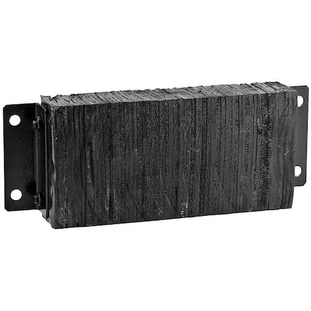 Zoro Select Dock Bumper, 10x4-1/2x27 In., Rubber 5W825
