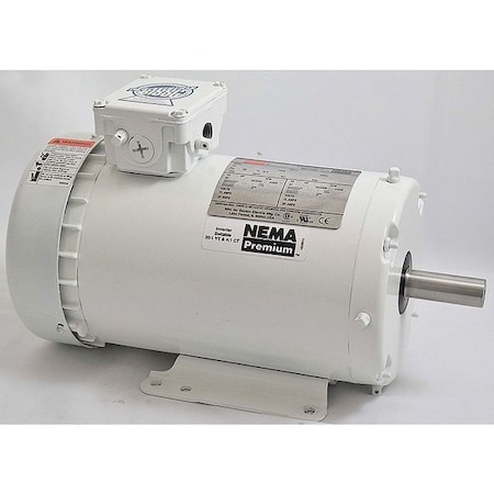 Dayton Washdown Motor, 3 Ph, TEFC, 2 HP, 1745 rpm 5XAT6