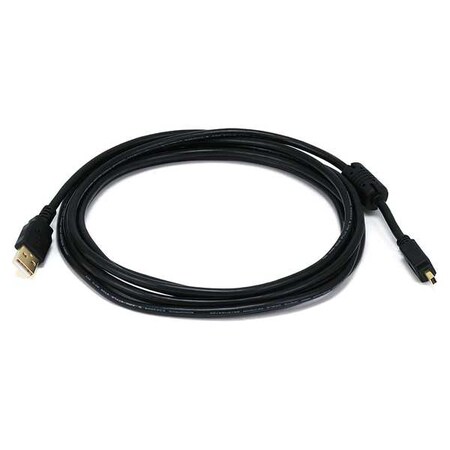 Monoprice USB 2.0 Cable, 10 ft.L, Black 5454