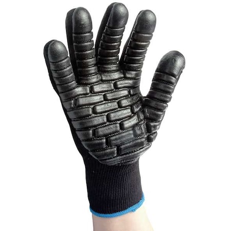 Impacto Anti-Vibration Gloves, L, Black, PR 4732