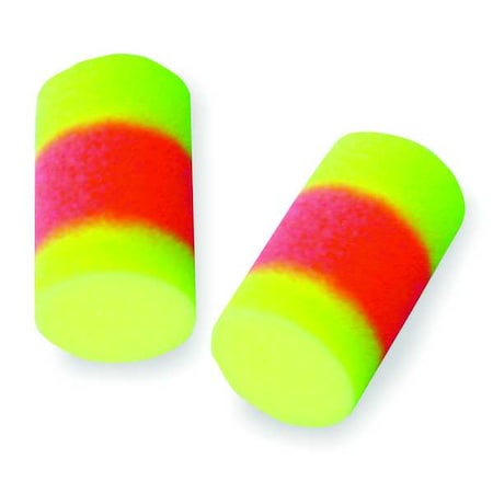 3M E-A-R Classic SuperFit Disposable Foam Ear Plugs, Cylinder Shape, 33 dB, Orange/Yellow, 200 PK 310-1008