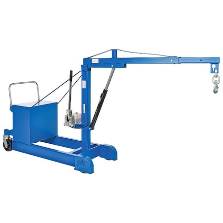 Vestil Mobile Floor Crane, Counter Balance, 500Lb CBFC-500