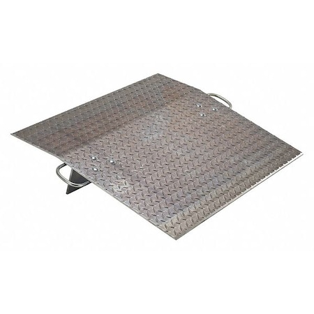 Zoro Select Dockplate, Aluminum, 500 lb, 30 x 36 In A-3630
