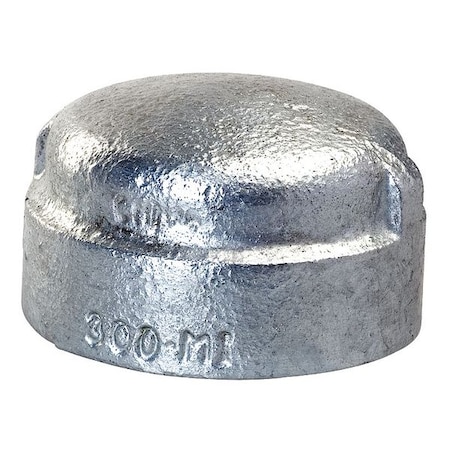 Zoro Select 3" FNPT Galvanized Cap 5XTH8