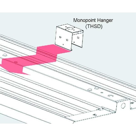 Metal Optics Tong Hanging Kit, F/FGB Highbay Fixtures THSD WWGR