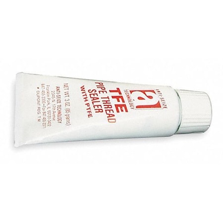 Anti-Seize Technology Pipe Thread Sealant 3 fl oz, Tube, TFE, Off-White, Paste 14003