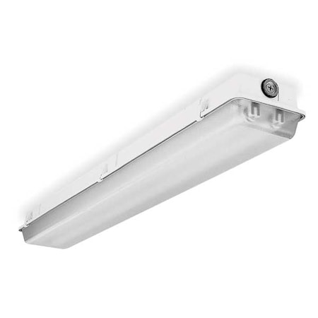 LITHONIA LIGHTING Dust Resistant Fixture, T8,112W, 120-277V TDMW 2 32 MVOLT 1/4 GEB10IS WWGR