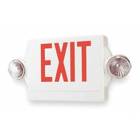 Lithonia Lighting ACUITY LITHONIA LED/Krypton Exit Sign with Emergency Lights LHQM S W 3 R HO