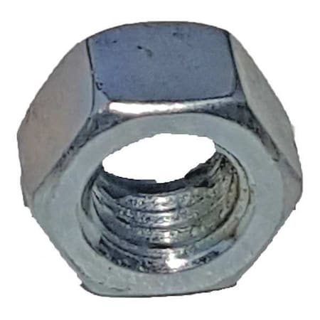 Zoro Select Channel Hex Nut, 3/8 In, Silver, PK25 V515 3/8EG