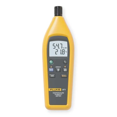 Fluke TemperatureHumidityMeter, Onboard, NoNIST Fluke 971