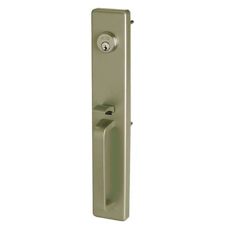 Falcon Escutcheon Pull w/Lock and Thumbpiece 512TP SP313