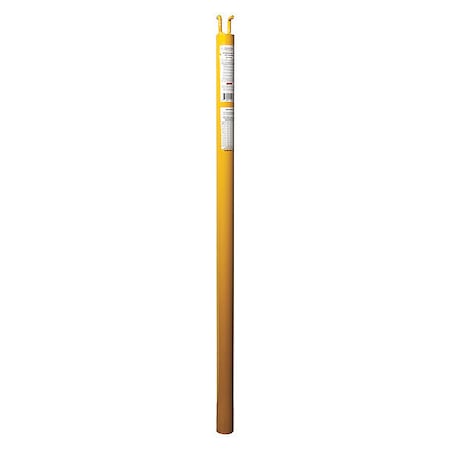 Guardian Warning Line Mast, 40 In. H, Yellow 15039
