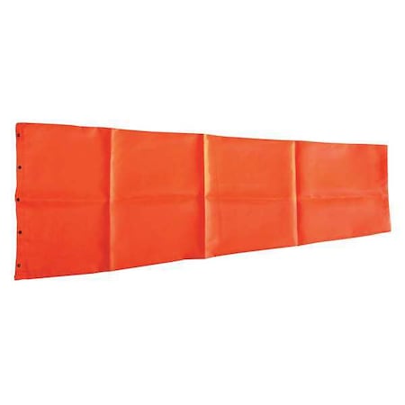 Zoro Select Replacement Windsock, Orange, Polyester, 55 in Length, Windsock Only 5YGF2