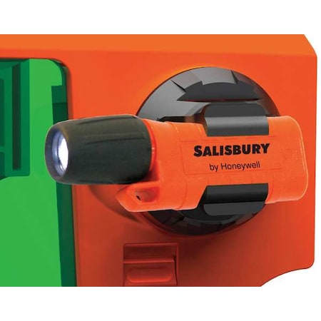 Salisbury Arc Flash Task Light Kit, 1 Face Shield Attachable Task Light, 1 Flashlight Clip, Black/Orange FLKIT