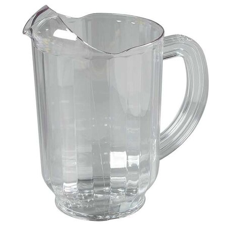 Carlisle Foodservice Pitcher, 60 Oz Polycarbonate Clear PK6 554007