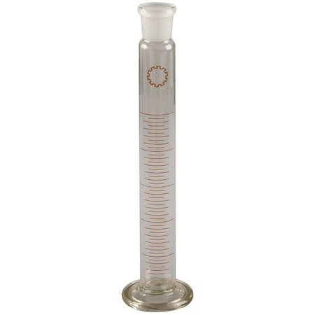 Zoro Select Graduated Cylinder, 100mL, Glass, Clr, PK12 (Formerly Lab Safety Supply) 5YHY9
