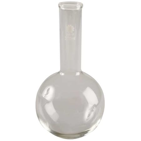 Lab Safety Supply Flask, Round Bottom, Narrow, 250 mL, PK12 5YHC2 | Zoro
