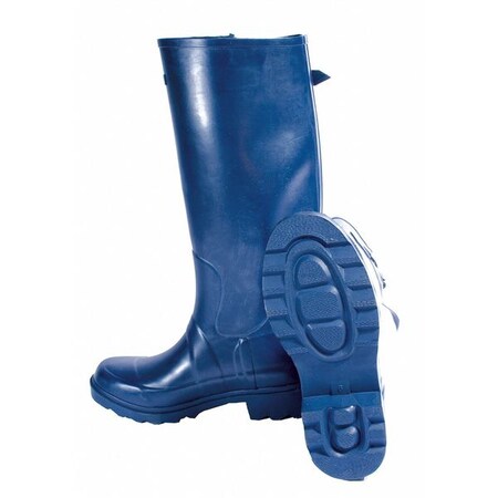 Town & Country Men's Knee Boots, 10 Rubber, 16" H, Navy, TFW6 TFW616
