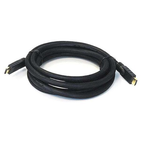 Monoprice HDMI Cable, High Speed, Black, 10ft., 24AWG 3662