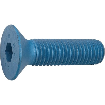 Metric Blue M10-1.50 Socket Head Cap Screw, Flat, Metric