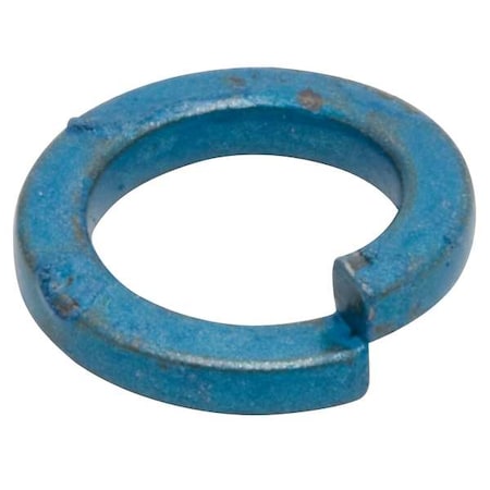 METRIC BLUE Split Lock Washer, For Screw Size M6 Steel, Metric Blue Finish, 100 PK UST187440