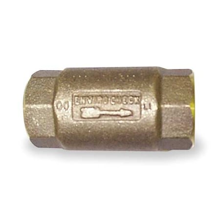 Campbell 1" FNPT Lead Free Brass Spring Check Valve 4031E
