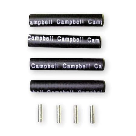 Campbell Heat Shrink Splice Kit, Heavy Wall, 2:1 I.D. Shrink Ratio, Black LSK4 B