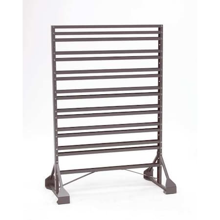 Akro-Mils Steel Bin Rail Floor Rack, 36 in D x 54 in H x 20 in W, Gray 30016