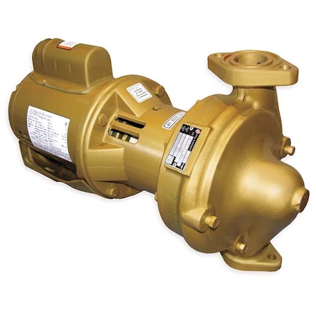 Bell & Gossett Hydronic Circulating Pump, 3/4 hp, 115V/230V, 1 Phase, Flange Connection 105100LF