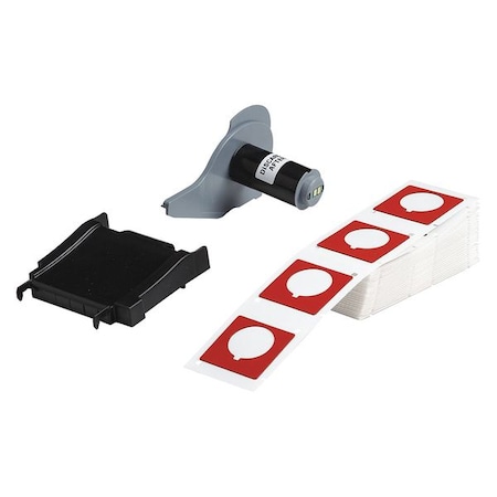 Brady Label Cartridge, Red, Labels/Roll: 100 M71EP-169-593-RD